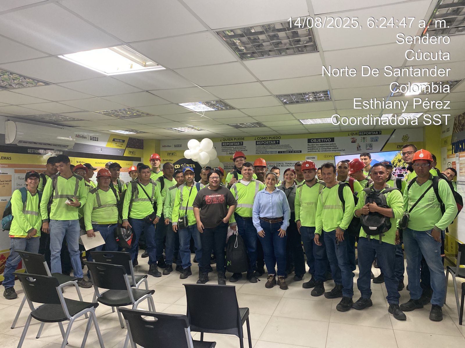 Evidencia de capacitación